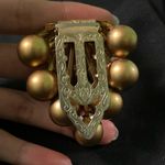 1 of 1930s Vintage Miriam Haskell Grape Pearl Dress Clips/Fur Clips!!! Gold Photo 3