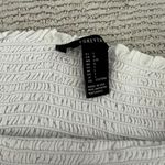 Forever 21 White Ruffle Bandeau Photo 1