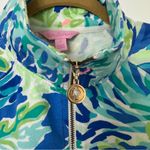 Lilly Pulitzer  Skipper Popover Wade and Sea Women’s Small Blue Green Photo 2