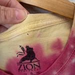 Zion Rootswear Bob Marley Rasta tie dye  graphic tee S unisex Photo 4