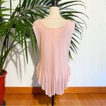 Free People We The Free by  Pink Sleeveless Ruffle Hem Top - XS Photo 3