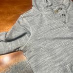 Carhartt Pullover hoodie large gray white Heather Photo 6