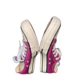 Converse  All Star Pink Magenta White Chuck Taylor Paper Low Top Shoes size 7 Photo 4