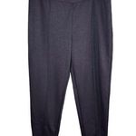 Isaac Mizrahi Live! SOHO Solid Jogger Pull-On Pitch Black Large NWOT Photo 0