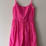 Lilly Pulitzer Pink Lace Dress Size 2 Bow Valentine Love Barbie Core Date Night Photo 2