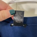 Ann Taylor EUC  women’s dark blue wool blend 3/4 sleeve button cardigan sweater S Photo 4