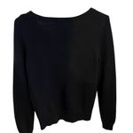 Apt. 9  Women's Classic Black Angora Blend Cardigan soft Luxurious Old Money Fall Photo 6