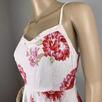 Old Navy Women Smocked Fit & Flare Cami Mini Dress Sz S Floral Summer zip up Photo 3