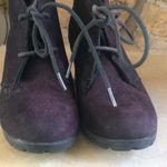 White Mountain  Irma Heeled Lace Up Vegan Booties Black Size 7.5 Photo 4