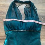 Blondie Nites  by Linda Bernell Teal Shiny Dress 10 Photo 3