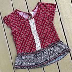 Miami Silky Flowy Crochet Lace Top Photo 4