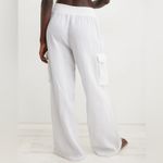 Aerie  Gauzy High Waisted Cargo Pant Size XS White Photo 1