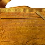 Orange & Gold Over the Shoulder Bag – Front & Back Pockets – Medium Tote Purse Photo 10