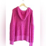 POL Women’s Popcorn Knit Hi-Low Hooded Sweater Photo 14