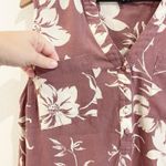 Torrid  Harper Tank Gauze Pullover Blouse Purple Officewear Floral Comfy Casual Photo 4