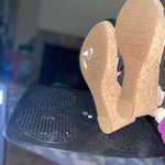 Clarks COLLECTION BY  Annadel black Nubuck Wedge Slingback7.5 Photo 4