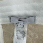 Adika  Lace Cream Tan Strapless Bustier Bra Crop Top Size Large Beige Photo 3