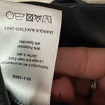 NEW Ripley Rader Black Vegan Leather Straight Leg Pant: Cropped Size 3 (Medium) Photo 6