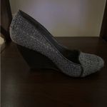 Bakers Gray Women's Tweed Wedge Heels Size 6 Photo 10