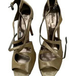 Marciano  Womens Leather Open Toe‎ Stiletto Heel Ankle Buckle Strap Sandal 10 M Photo 0