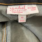 Isabel Maternity by Ingrid & Isabel Side Panel Women Jean Midi Short US 16 NWT Blue Photo 7