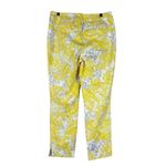 Chico's Chico’s So Slimming 360 Brigitte Ankle Pants Womens 10 Yellow Baroque Pull-On Photo 2