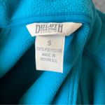 Duluth Trading Company Co. Fleece jacket turquoise blue full zip Photo 4
