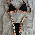 Bikini set cheetah print Orange Photo 0