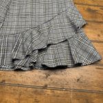 Soprano  Women's Short‎ Flare Skirt - Plaid Ruffle Size Small Photo 1