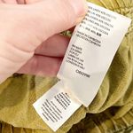 Anthropologie Linen High Rise Rhys Jogger Cargo Utility Pants Green Large Photo 1