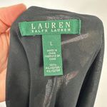 Ralph Lauren Lauren  Skirt L Whimsigoth Boho Black Floral Chiffon‎ Midi Romantic Photo 1