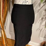 Vintage Y2k pencil fit bodice knee zip stretch Photo 3