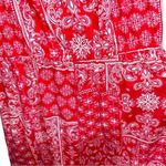 Faded Glory  Women Large Eyelet Bandana Patchwork Paisley Off The Shoulder Rodeo Photo 10