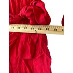 Yumi Kim  Studio 54 Mini One Shoulder Draped Red Flirty Dress NWT S Photo 5