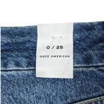 Good American ‎ Good Classic Raw Hem Jeans 0/25 NWT Photo 7
