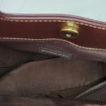 Victoria's Secret Vintage  Brown Rust Gold Suede  Leather Purse Photo 2