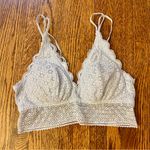 Aerie Light Blue/Powder Blue Bralette size small gently used Photo 0