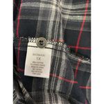 Dress Barn Women's Black Plaid Buttoned Shirt Photo 3