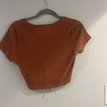 Aeropostale  burnt orange short sleeve top size medium Photo 1