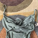 Aerie NWT One Piece Full Coverage Bathing Suit Swim Swimwear Olive Green Size XS Photo 1