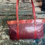 wilson's leather Wilson Leather Pelle Studio large red leather shoulder tote bag Photo 1