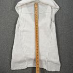 Eileen Fisher Sleeveless Linen Top Women Small White Knit Pocket Collared V-Neck Photo 7