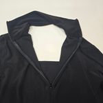 Norma Kamali  Long Sleeve Sweetheart Turtle Top in Black Photo 11