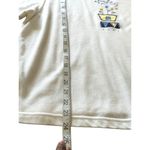 Vintage 90s Polo Shirt Blue Trim "Spring Is In The Air, A Fresh Start" Graphic Size L Photo 6