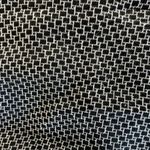 Kay Unger ladies Navy Blazer Geometric design white piping Inner liner s… Blue Size 12 Photo 15