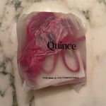 Quince NWT  Italian Triangle Top Bikini, Cherry Sz Medium Photo 9