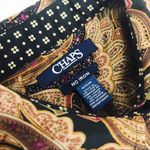 CHAPS NWOT Paisley Button-Front No-Iron Blouse | Size M Photo 13