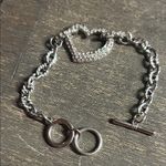 Swavorski Swarovski Silver Heart Toggle Bracelet Photo 0