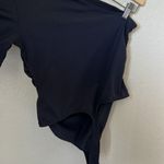 Free People  something bout you black puffed one shoulder bodysuit Photo 6