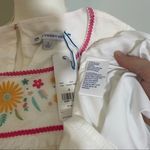 Southern Tide NWT Size 4 White Floral Embroidery Fringe A-Line Swing Dress New Photo 2